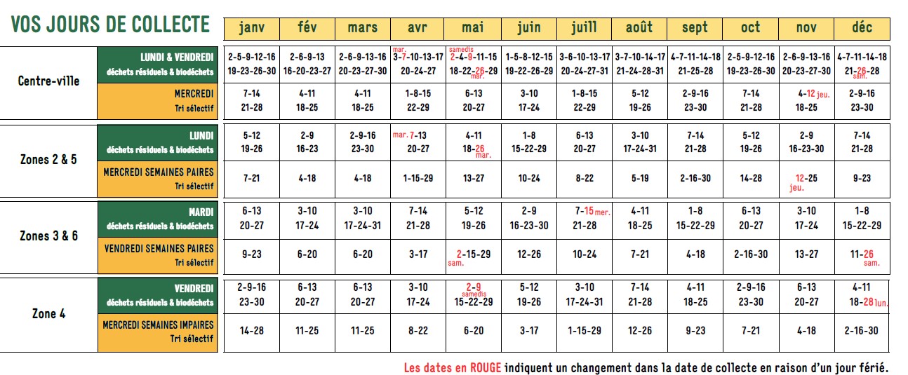 calendrier