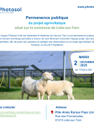 Projet agrivoltaïque à Fontjalabert